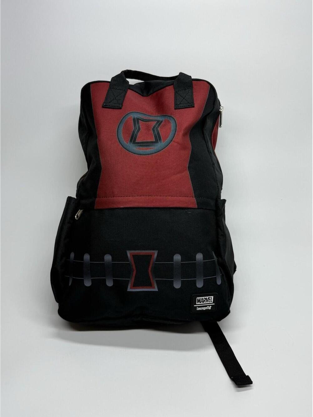 Loungefly Marvel Disney Black Widow Cosplay Nylon Backpack Travel School Avenger